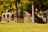 Undercliff Bathhouse constructed in 1922 now in ruins in Palisade Interstate Park, Englewood Cliffs, NJ